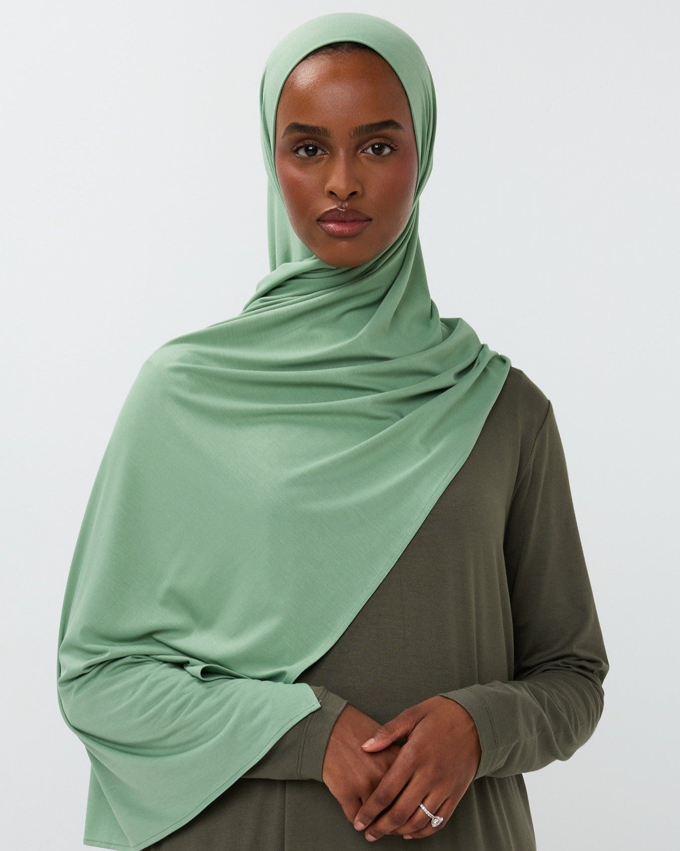 Grüner Bambus-Hijab